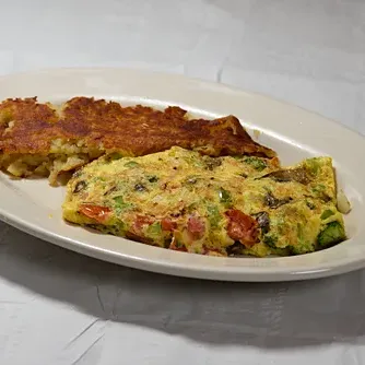 A vegetable omelette